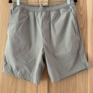 Slate & Stone Men's Light Brown Athletic Shorts